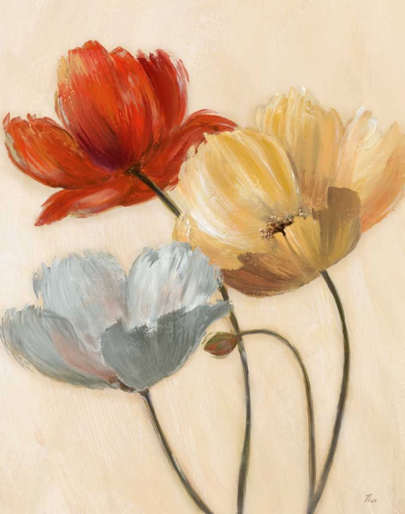 Wall Art Painting id:21366, Name: Poppy Palette II, Artist: Nan