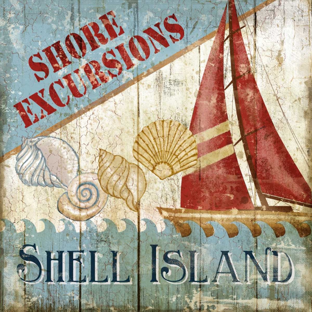 Wall Art Painting id:21373, Name: Shell Island, Artist: Knutsen, Conrad