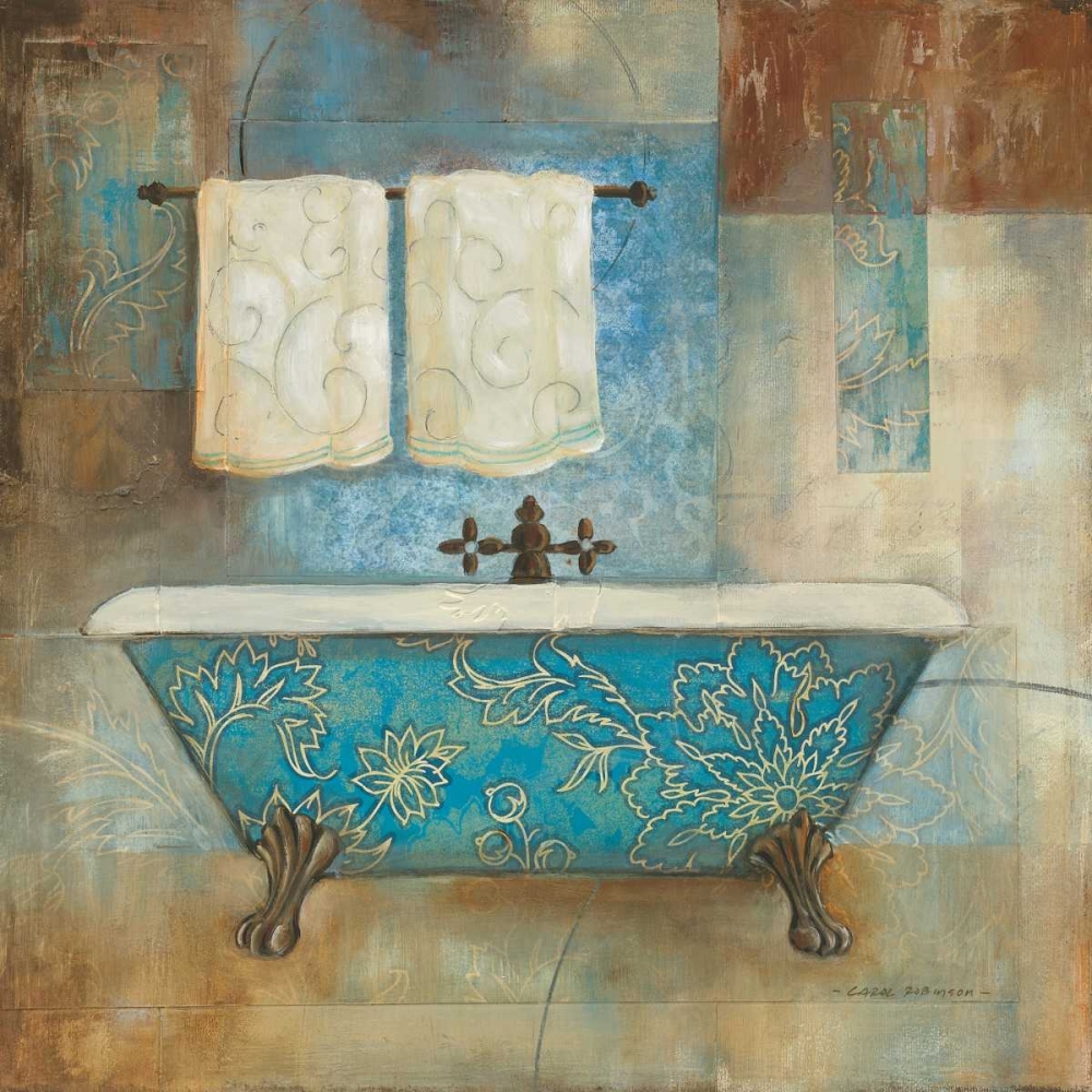 Wall Art Painting id:55516, Name: Aqua Spa I, Artist: Robinson, Carol