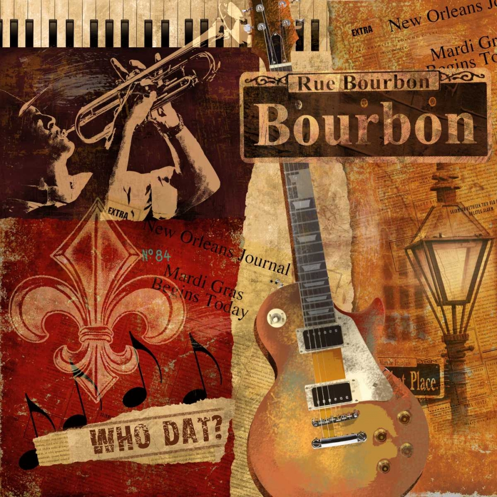 Wall art: Rue Bourbon, by Knutsen, Conrad