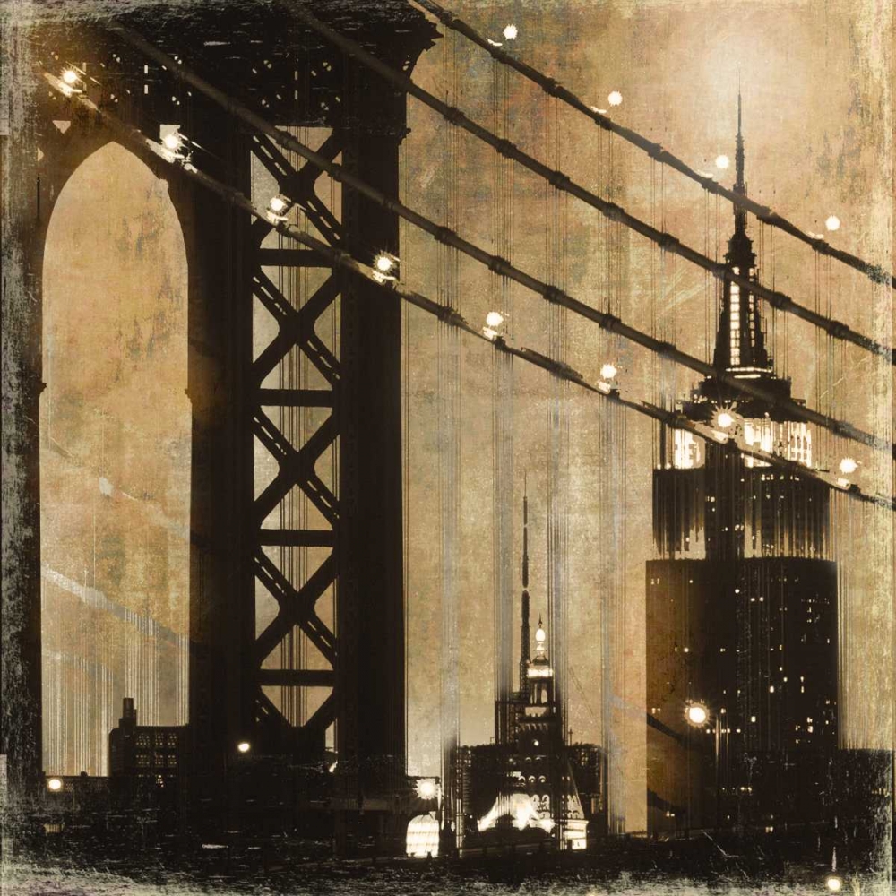 Wall Art Painting id:21386, Name: New York Aglow, Artist: Donovan, Kelly