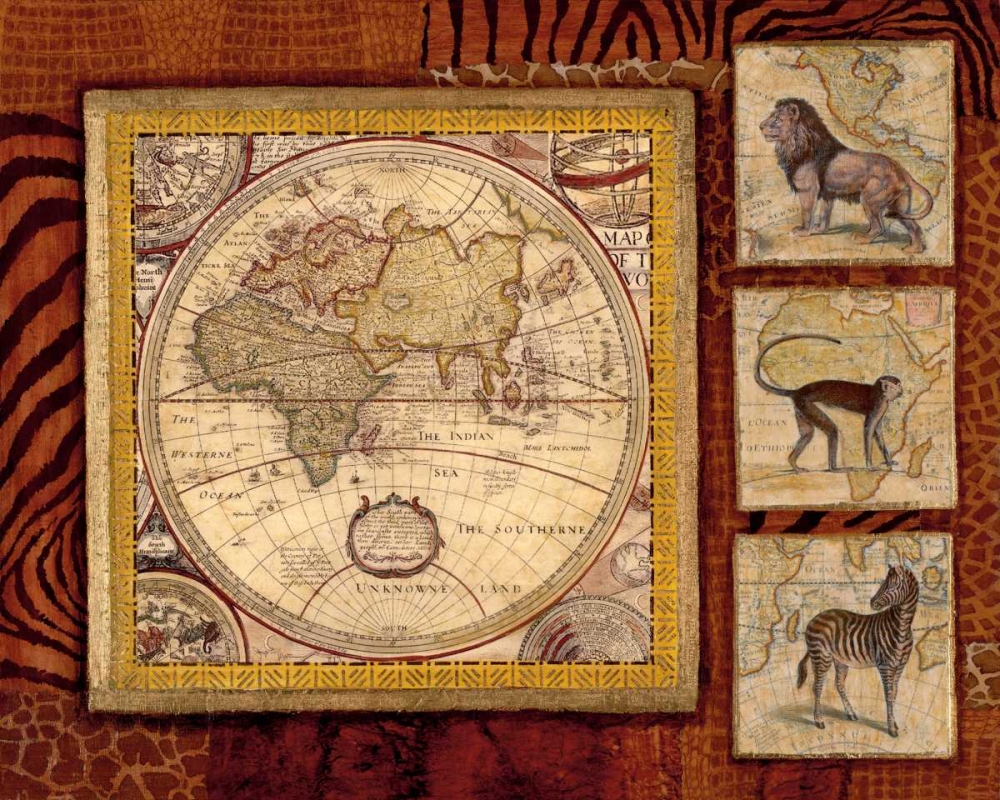 Wall Art Painting id:7969, Name: Journey to Africa II, Artist: Tava Studios