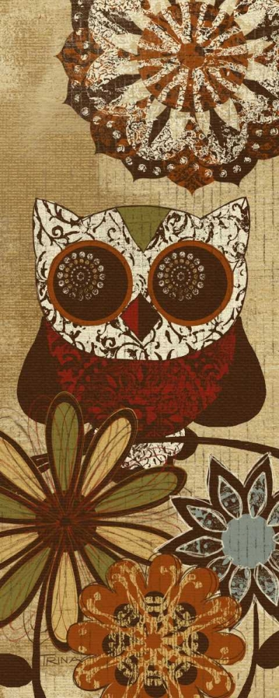 Wall Art Painting id:7944, Name: Owls Wisdom II, Artist: Craven, Katrina
