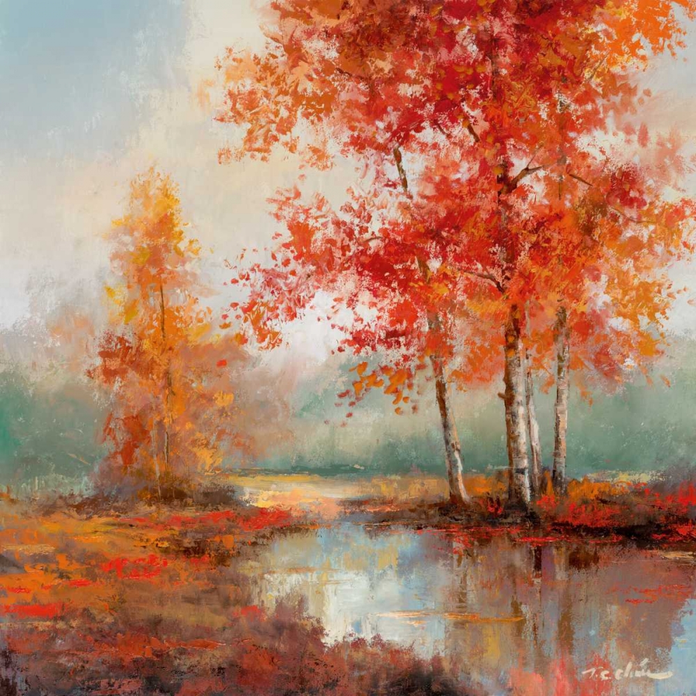 Wall Art Painting id:7973, Name: Autumns Grace II, Artist: Chiu, T.C.