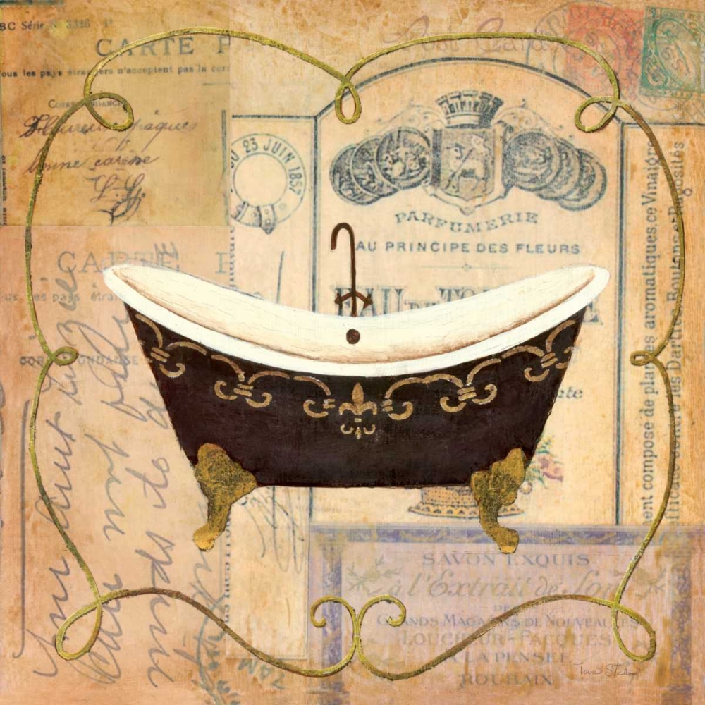 Wall art: Bain de Luxe II, by Tava Studios