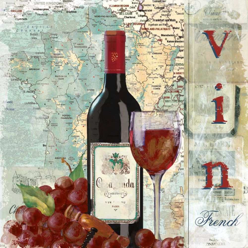 Wall Art Painting id:7961, Name: Vin, Artist: Robinson, Carol