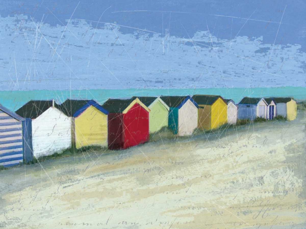 Art Print: Beach Huts