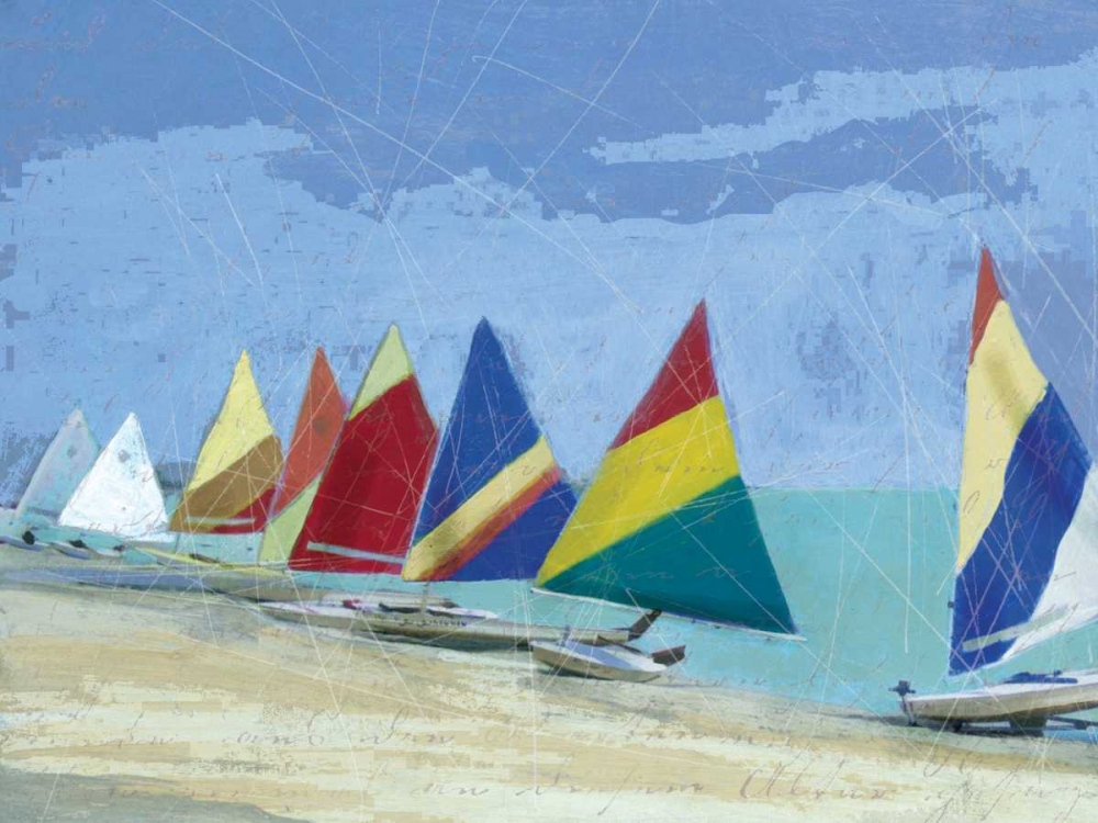 Wall Art Painting id:21389, Name: Sailboats, Artist: Robinson, Carol