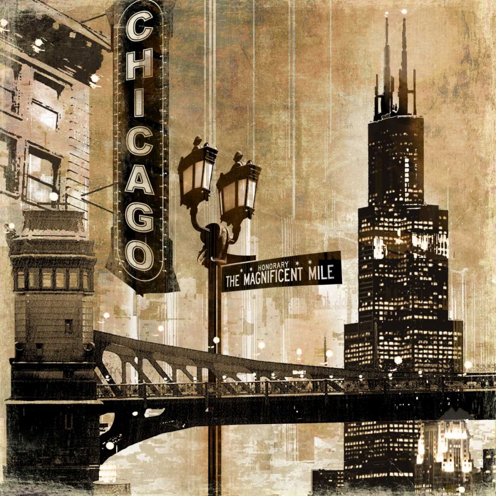 Wall Art Painting id:21425, Name: Chicago, Artist: Donovan, Kelly