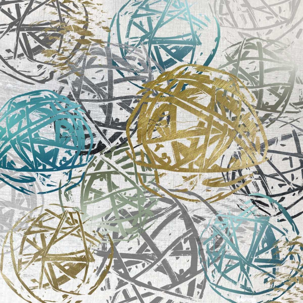 Wall Art Painting id:21505, Name: Crazy Circles, Artist: Craven, Katrina