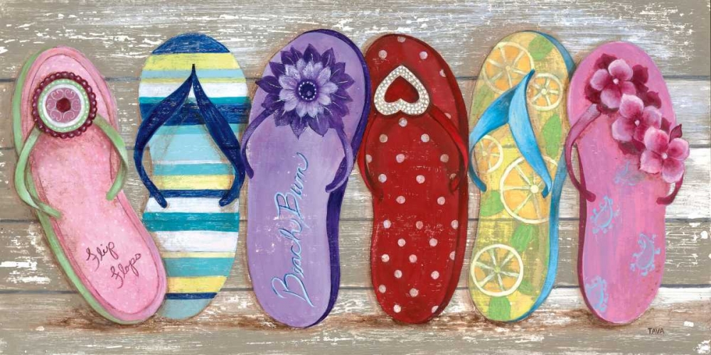 Wall Art Painting id:21577, Name: Beach Bum I, Artist: Tava Studios