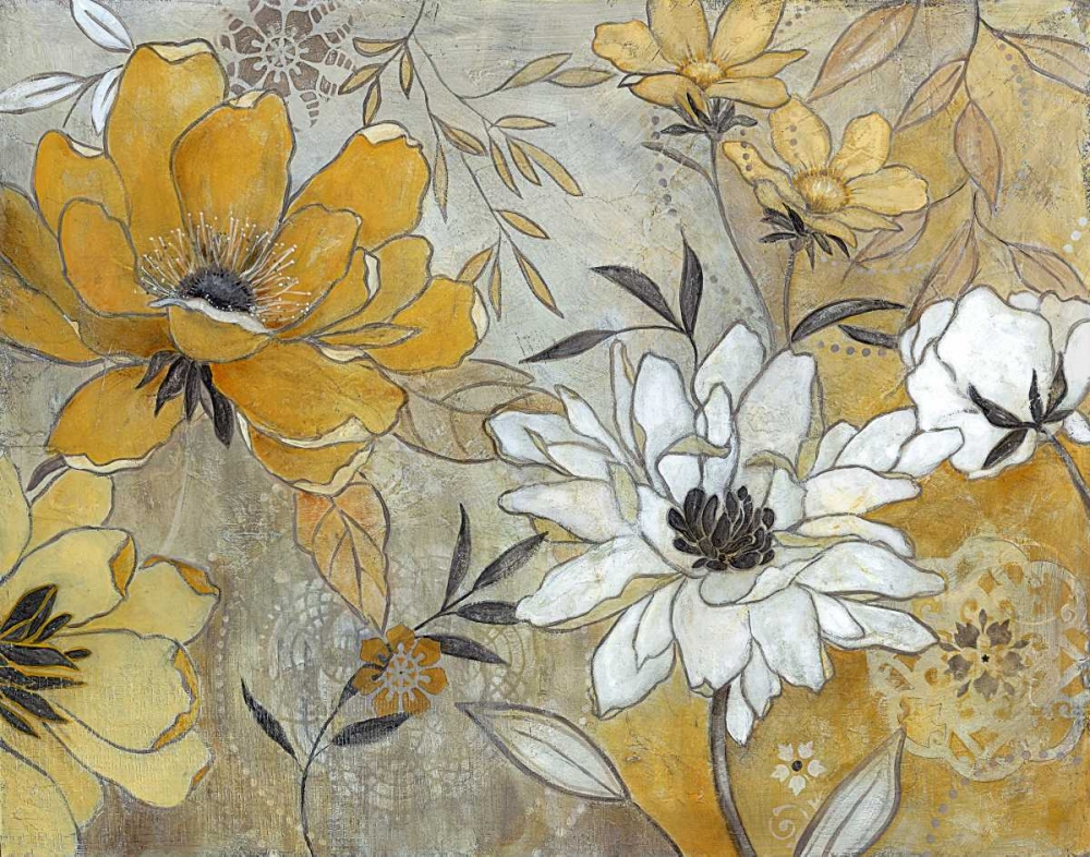 Wall Art Painting id:21605, Name: Glistening Petals, Artist: Robinson, Carol