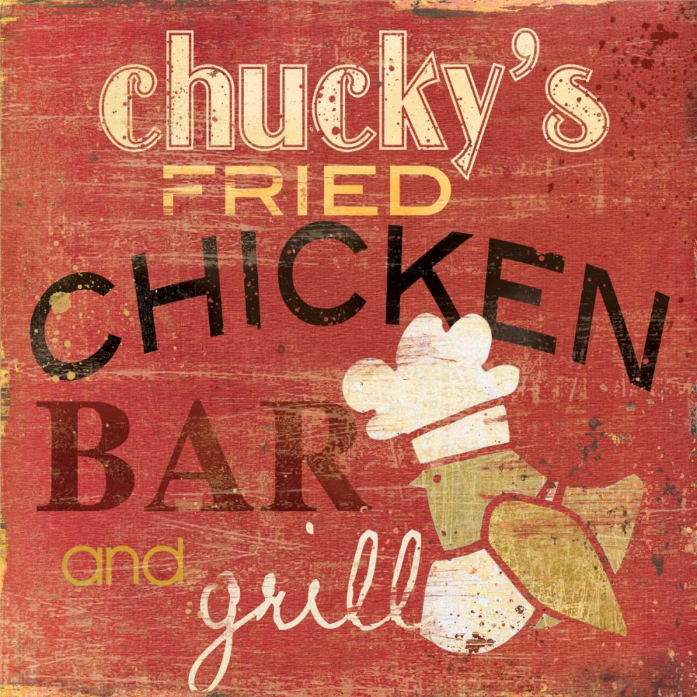 Wall Art Painting id:21635, Name: Chuckys Fried, Artist: Robinson, Carol