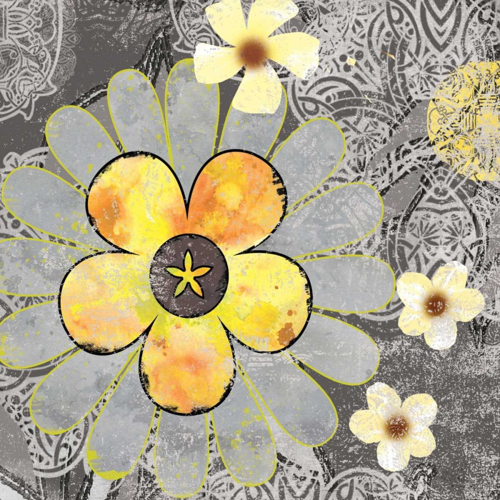 Wall Art Painting id:34173, Name: Flower Power III, Artist: Robinson, Carol