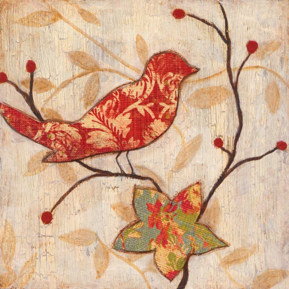 Wall Art Painting id:21650, Name: Song Bird I Revisited, Artist: Tava Studios