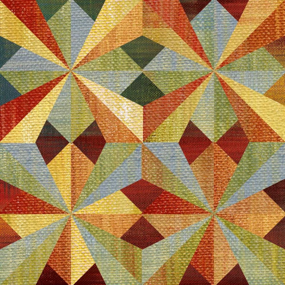 Wall Art Painting id:35920, Name: Kaleidoscope Quilt I, Artist: Craven, Katrina