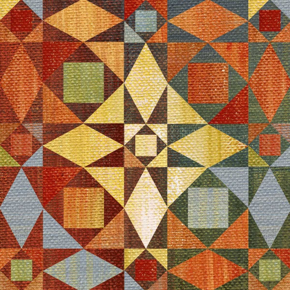 Wall Art Painting id:35921, Name: Kaleidoscope Quilt II, Artist: Craven, Katrina