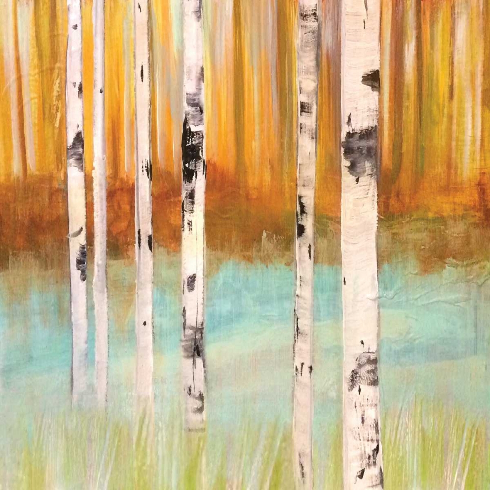 Wall Art Painting id:34271, Name: Birch Spring, Artist: Jill, Susan