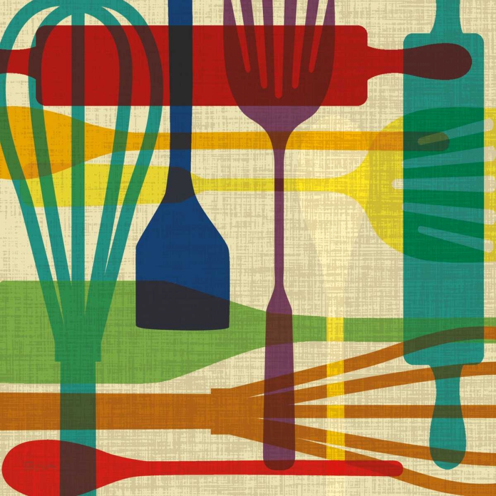Wall Art Painting id:35925, Name: Kitchen Utensils, Artist: Craven, Katrina