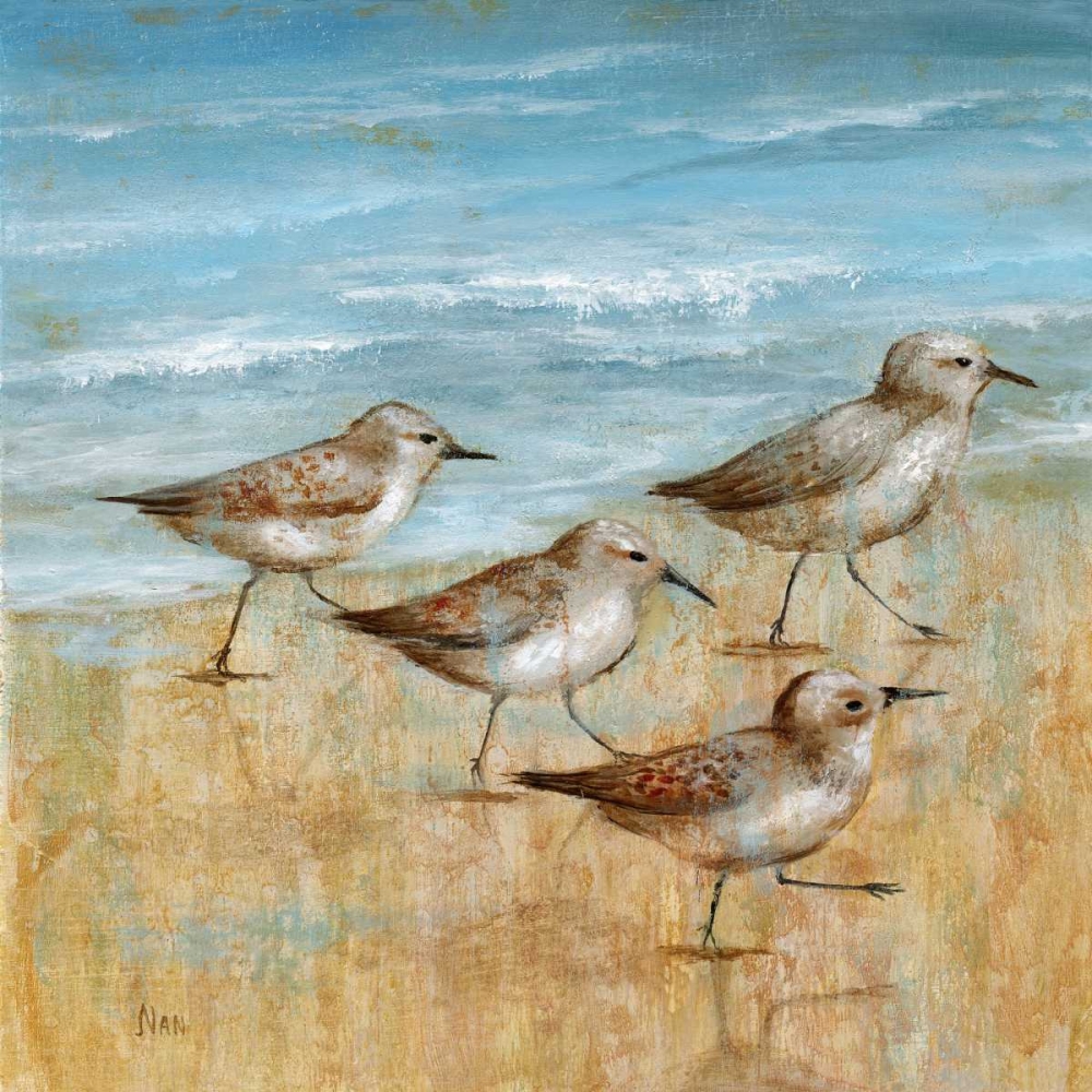 Art Print: Sandpipers I