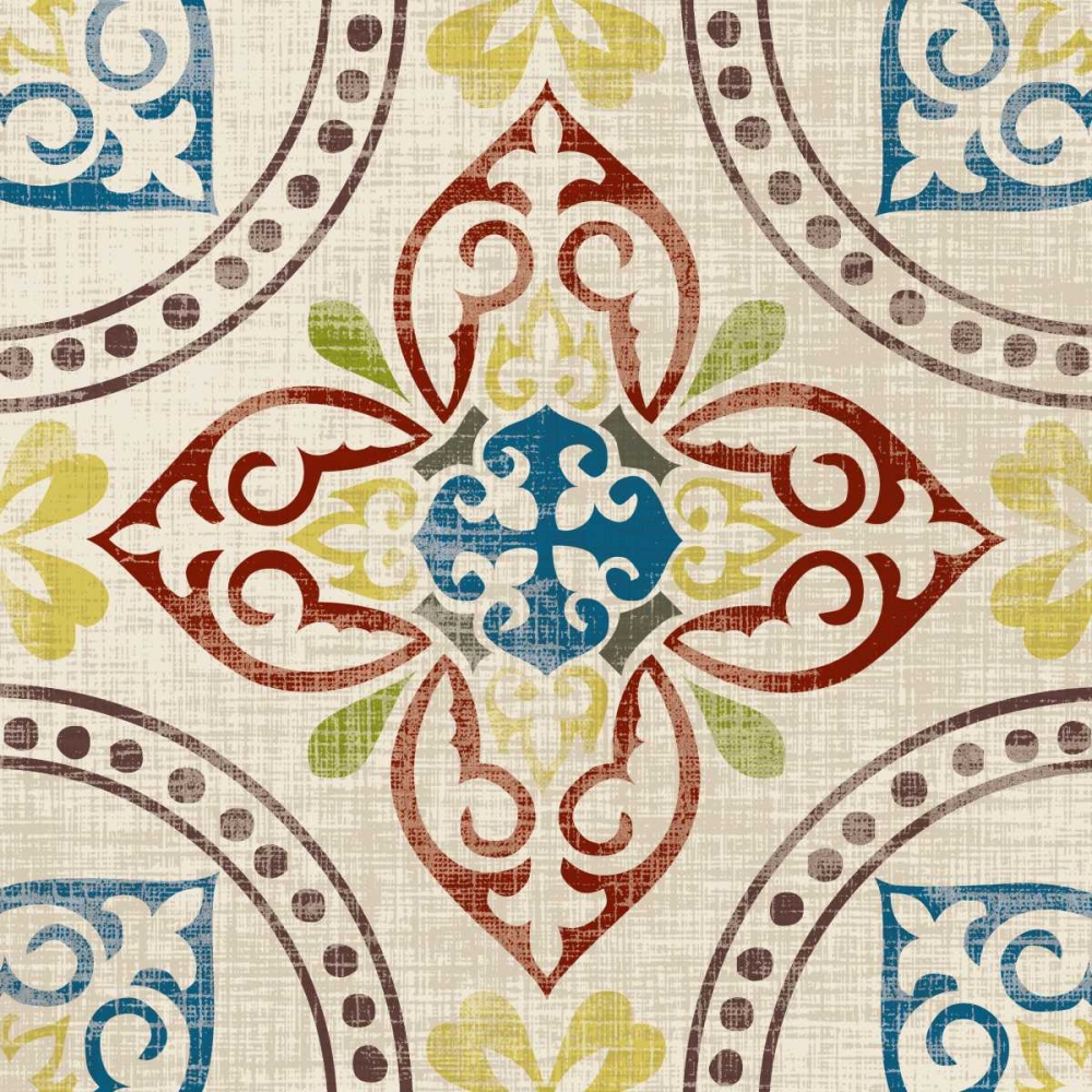 Wall Art Painting id:35952, Name: Global Tile I, Artist: Craven, Katrina