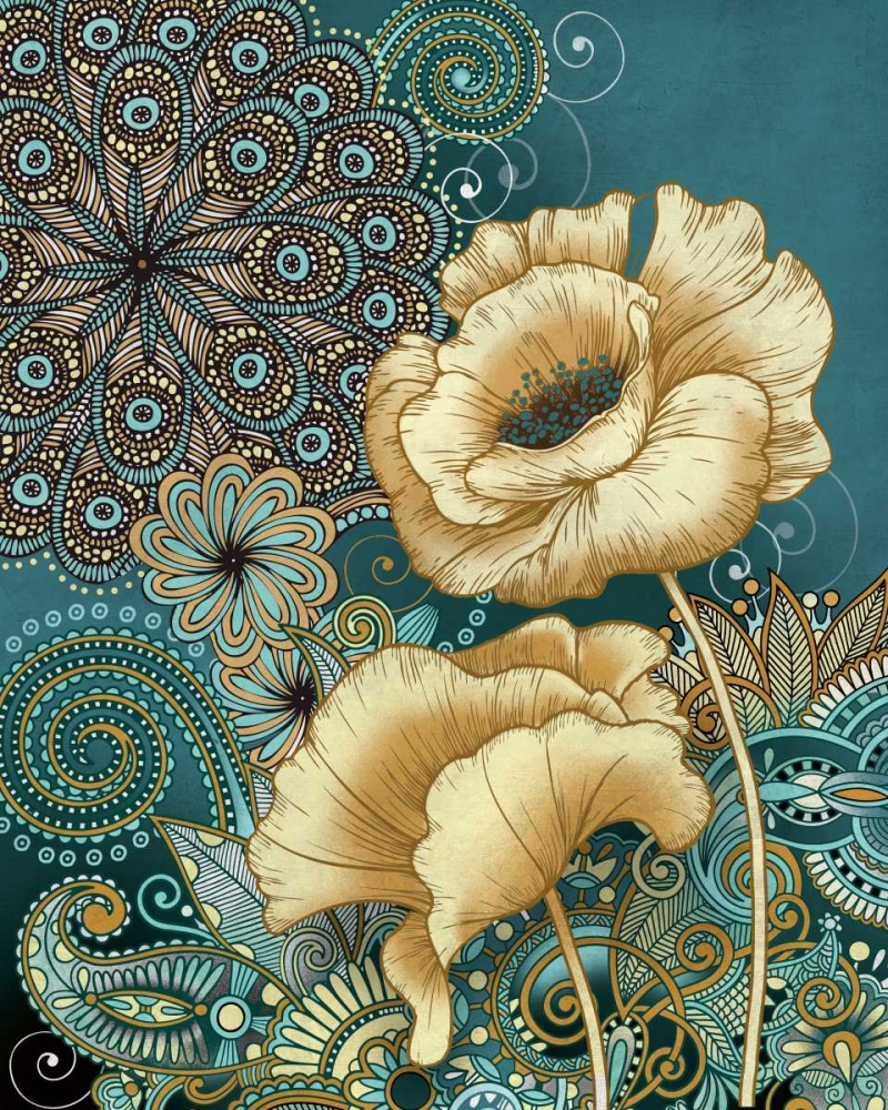Wall Art Painting id:34211, Name: Inspired Blooms II, Artist: Knutsen, Conrad