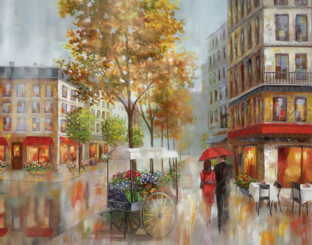 Wall art: Romantic Promenade I, by Nan