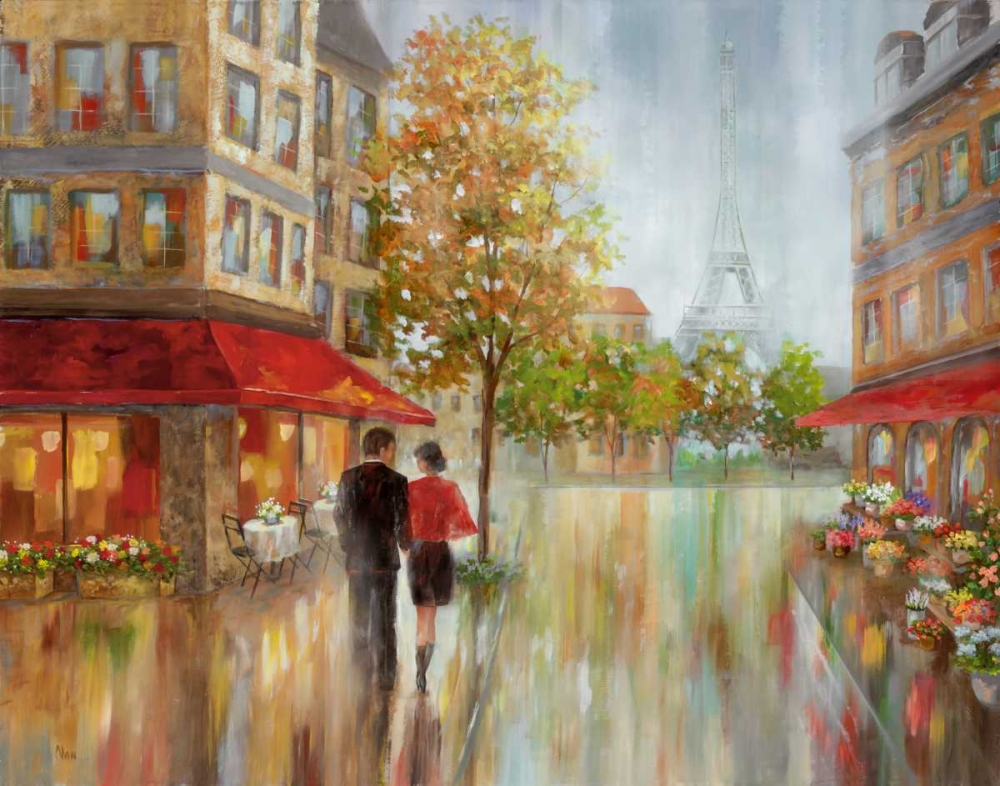 Wall art: Romantic Promenade II, by Nan