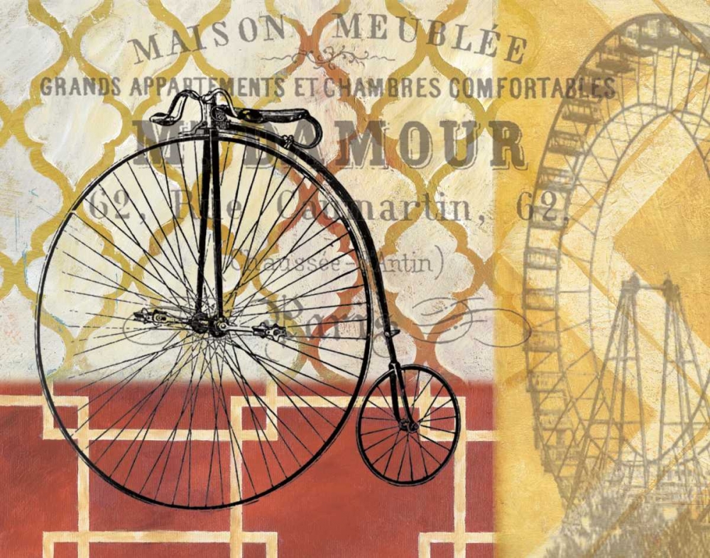 Wall art: Cyclisme II, by Nan