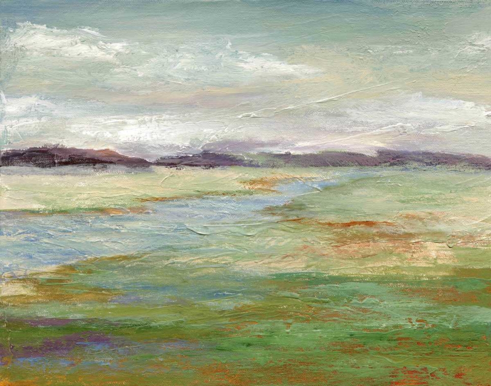 Wall Art Painting id:35991, Name: Meadow Stream II, Artist: Nan