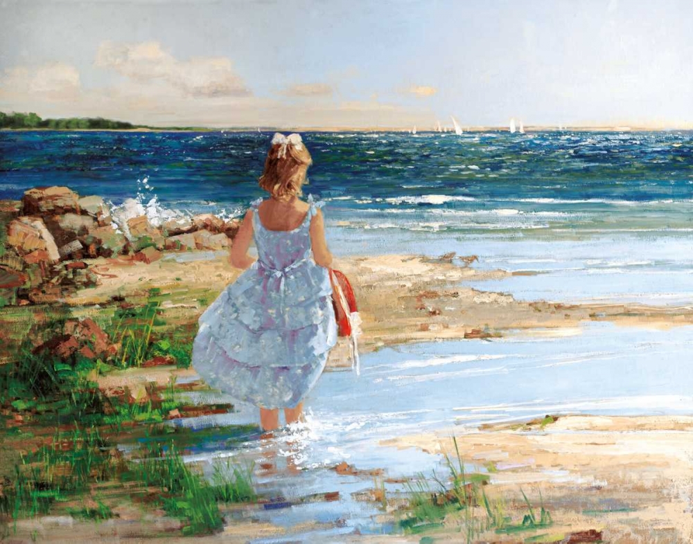 Wall art: Summer Regatta, by Swatland, Sally