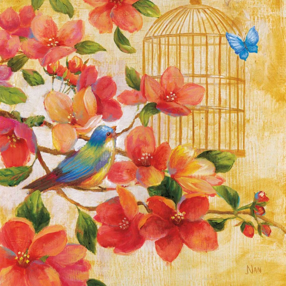 Wall art: Spring Fling I, by Nan