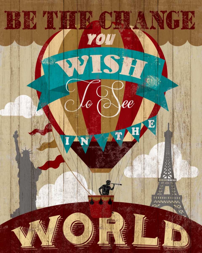 Wall Art Painting id:36004, Name: Be The Change, Artist: Knutsen, Conrad