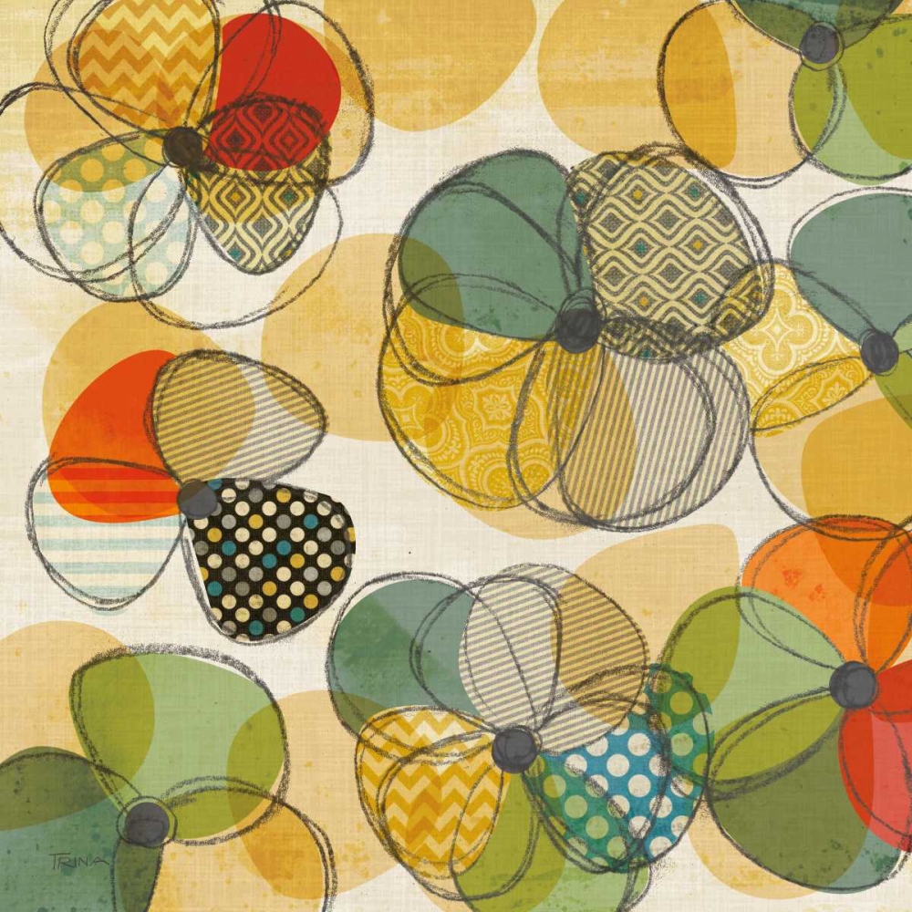 Wall Art Painting id:55403, Name: Sketchbook Pansy I, Artist: Craven, Katrina