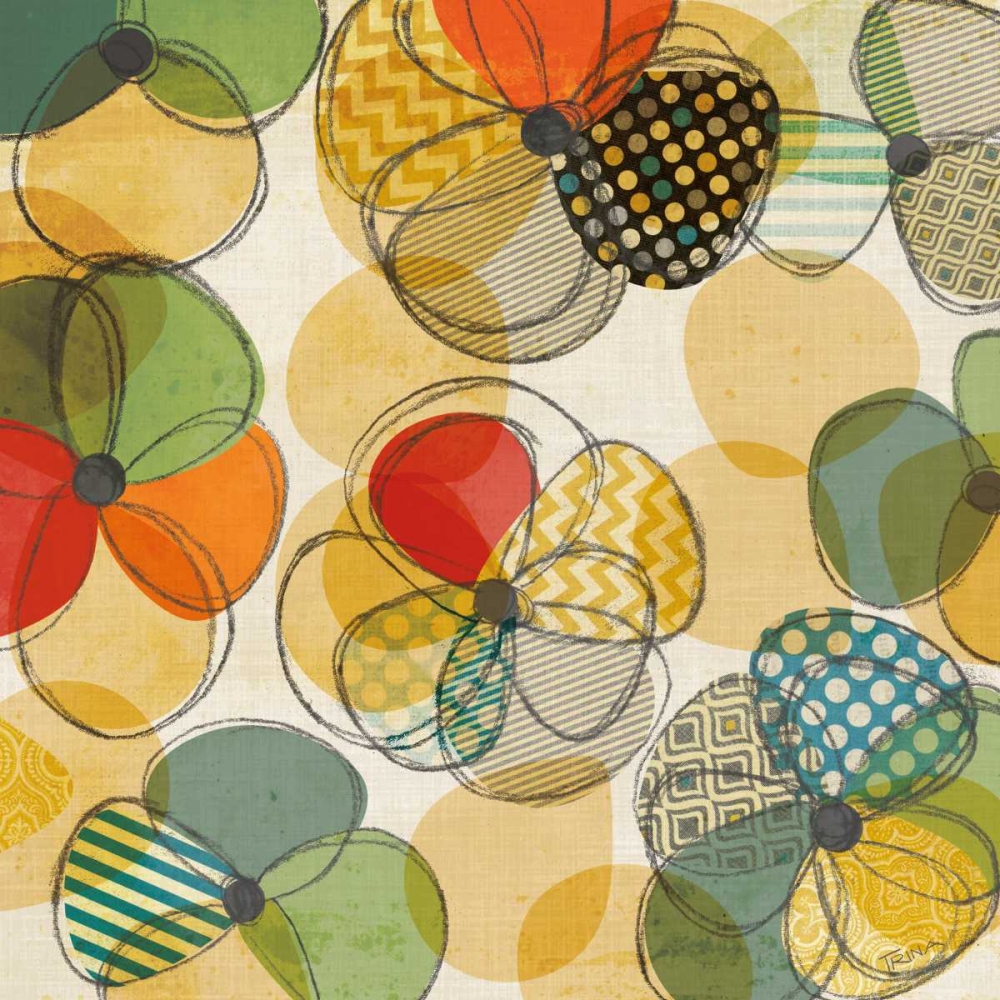 Wall Art Painting id:55404, Name: Sketchbook Pansy II, Artist: Craven, Katrina