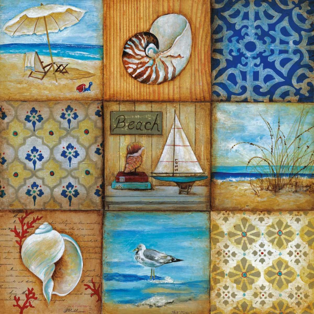 Wall Art Painting id:36031, Name: Beach Scenes, Artist: Tava Studios