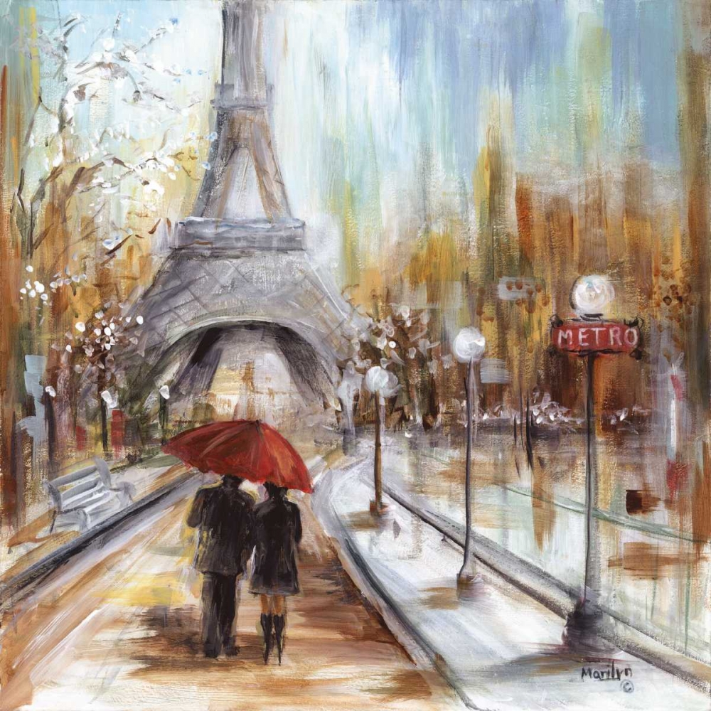 Art Print: Romantic Paris