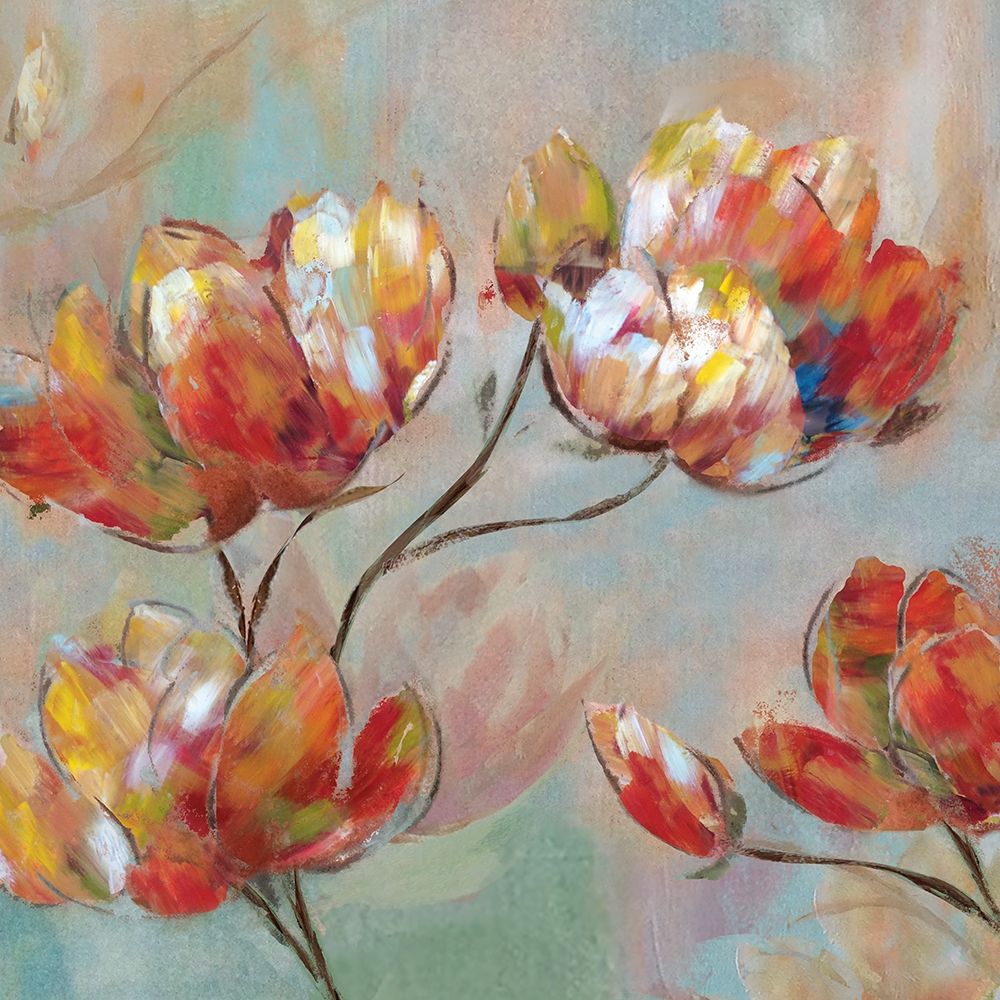 Wall art: Splashy Spring II, by Nan