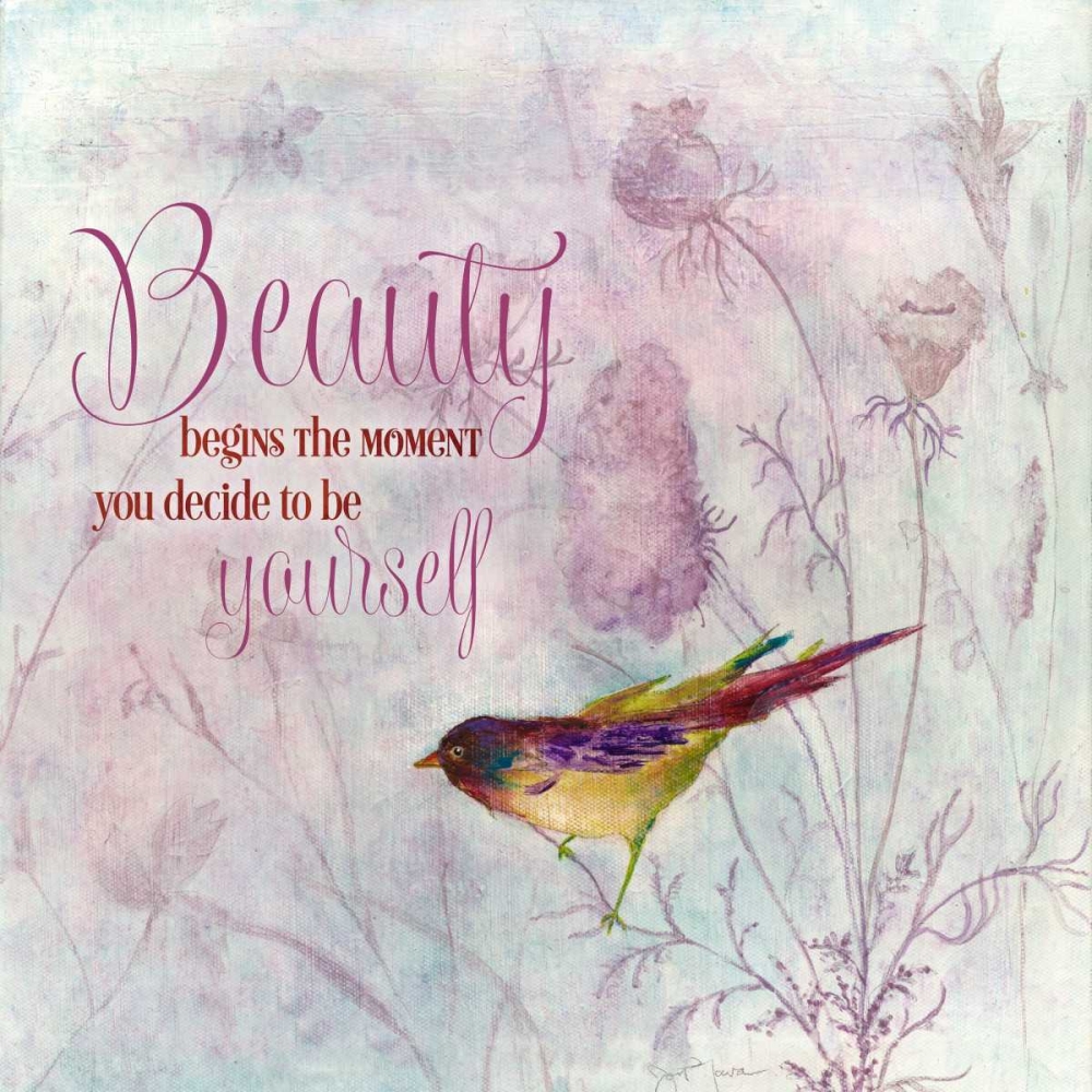 Wall art: Lavender Finch II, by Tava Studios