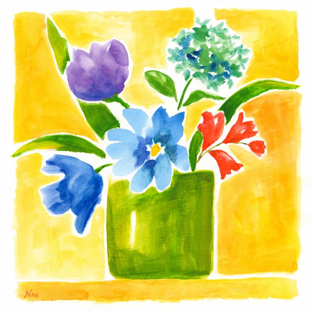Wall art: Sunny Day Bouquet III, by Nan