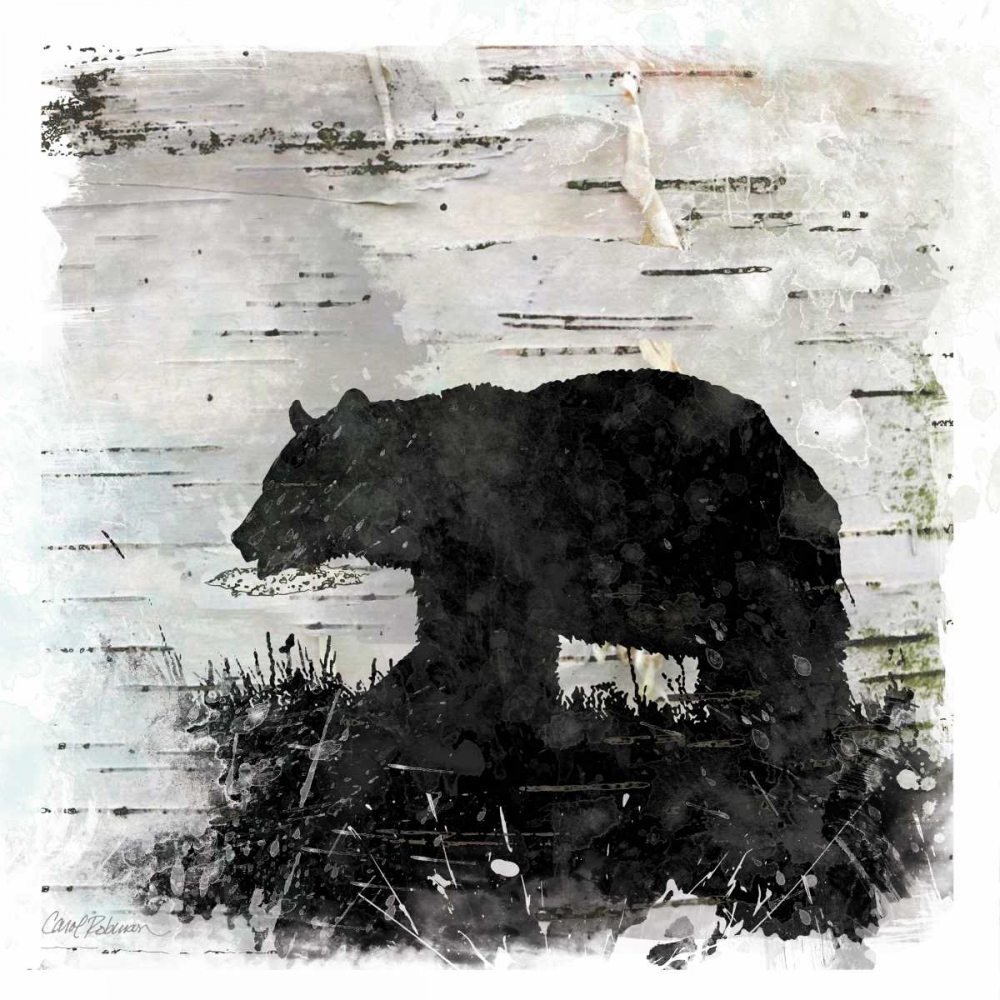 Wall Art Painting id:95393, Name: Birchbark Bear, Artist: Robinson, Carol