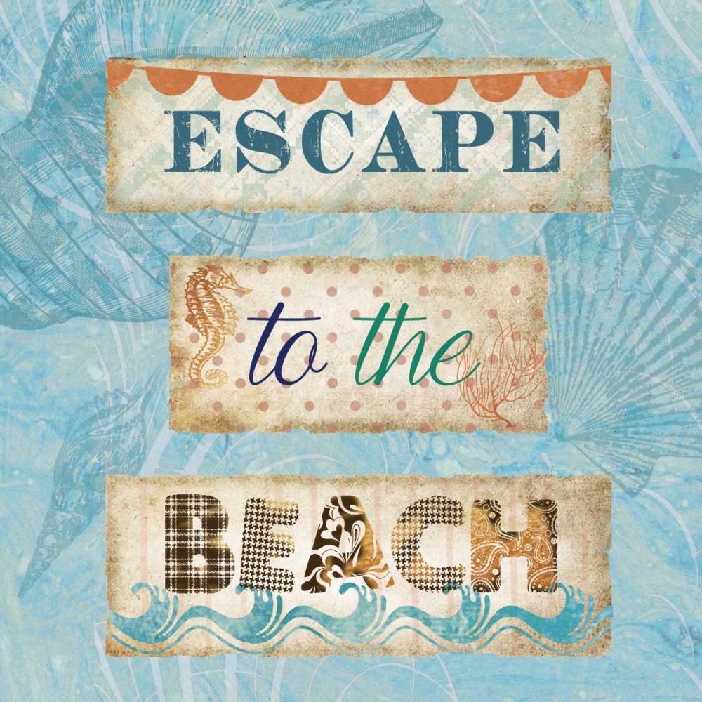 Wall Art Painting id:95425, Name: Escape to the Beach, Artist: Nan