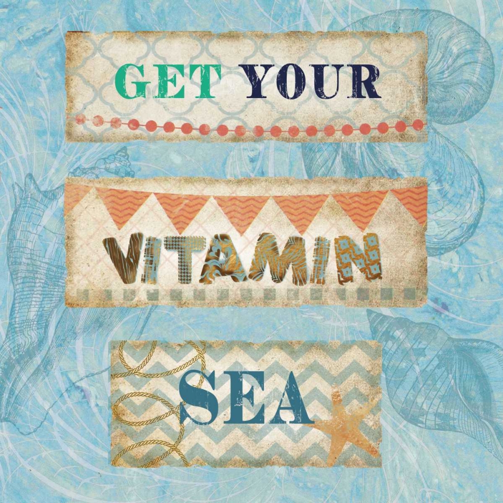 Wall Art Painting id:95426, Name: Get Your Vitamin Sea, Artist: Nan