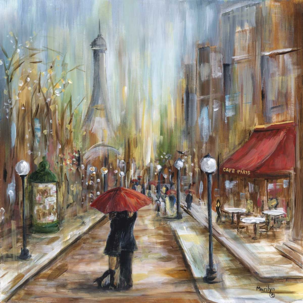 Art Print: Kiss Me in Paris