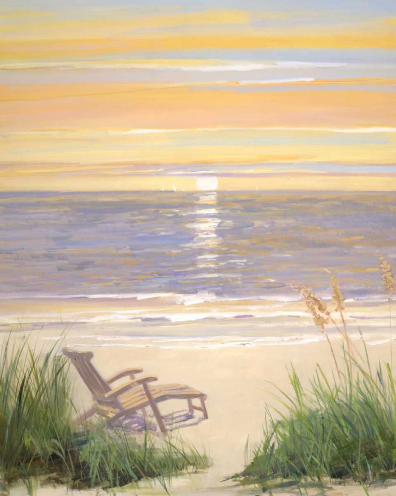 Wall Art Painting id:95458, Name: Beach at Sunset I, Artist: Swatland, Sally