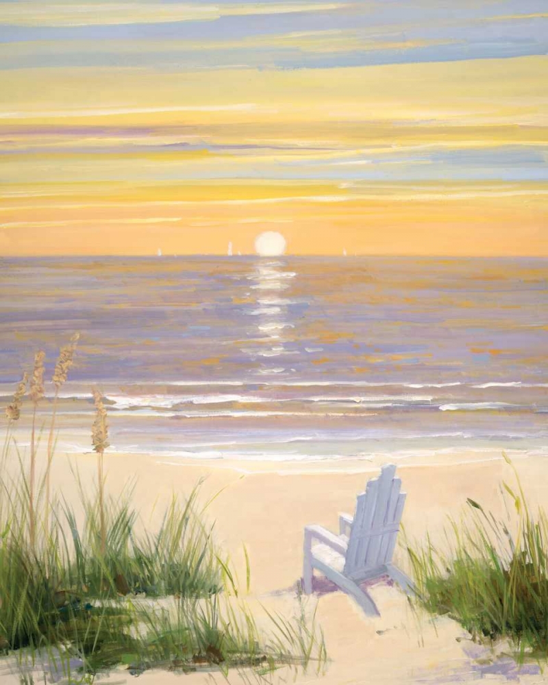 Wall art: Beach at Sunset II, by Swatland, Sally
