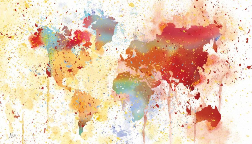 Wall Art Painting id:95611, Name: Traveled The World, Artist: Nan