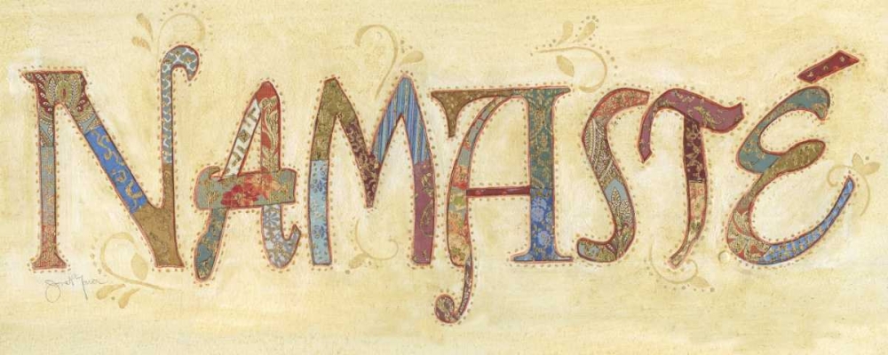 Wall Art Painting id:101910, Name: Namaste, Artist: Tava, Janet