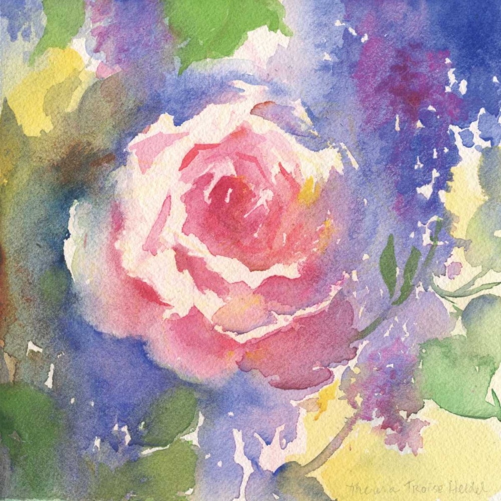 Wall Art Painting id:95621, Name: Margots Rose II, Artist: Troise Heidel, Theresa