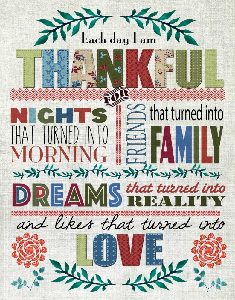 Art Print: Thankful